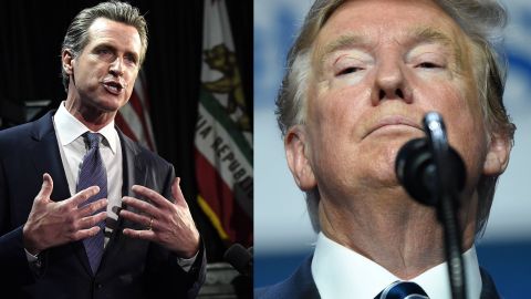 Newsom le habla claro a Trump y su partido