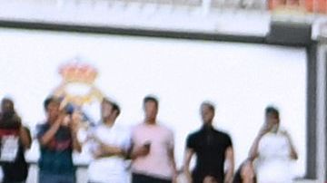 Eden Hazard en el Santiago Bernabeú.