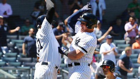 Los New York Yankees ganaron el primero ante los New York Mets en la doble cartelera de la Serie del Subway.