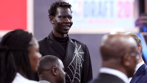 Bol Bol en el Barclays Center.