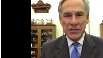El gobernador de Texas Greg Abbott.