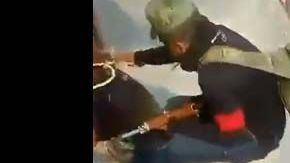 El grupo armado atacó el módulo donde se encontraban policías ciudadanos.