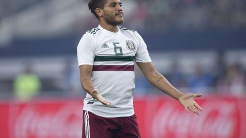 Jonathan dos Santos, está en duda con el Tri para el juego ante Cuba en Copa Oro.