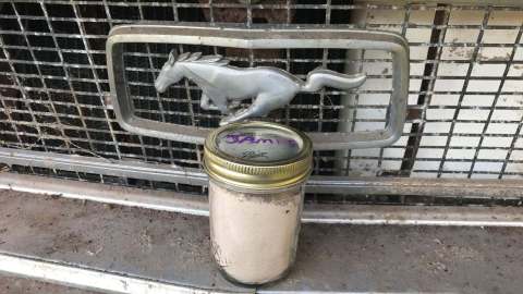 El comprador encontró a "James" en el asiento del pasajero