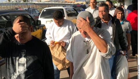 Migrantes en México.