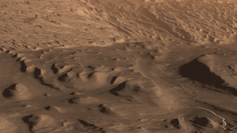 Un recorrido por el nuevo hogar del rover Curiosity en Marte.