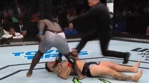 Jairzinho Rozenstruik se llevó en ocho segundos su pelea en UFC Greenville.