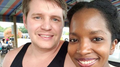 Shakeela Fetterhoff y su pareja Jeremy.