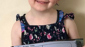 Amelia Barnhouse realizó este dibujo que preocupó a sus profesores.