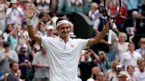 Federer igualó el récord de partidos ganados en hierba de Jimmy Connors