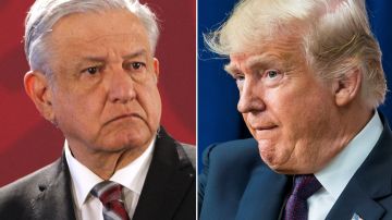 Los presidentes López Obrador y Trump.