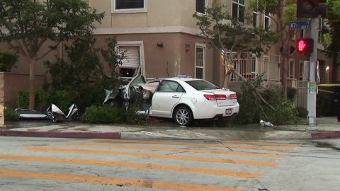 Choque sur de Los Ángeles