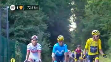 Los colombianos se juntaron para celebrar el histórico triunfo de Egan Bernal