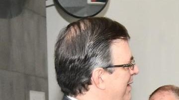 Marcelo Ebrard y Mike Pompeo