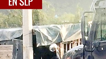 La venta ilegal de combiustible a la vista de todos.