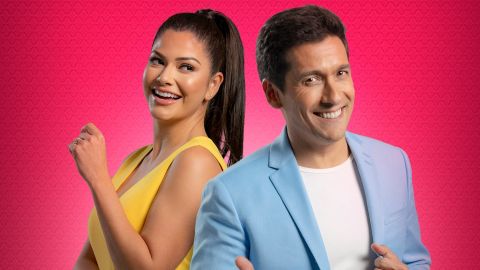 Ana Patricia Gámez y Rafael Araneda son los presentadores de "Enamorándonos"