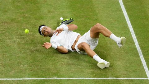 Nicolas Mahut recibió un duro impacto durante la final de Dobles.