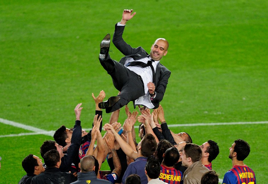 Guardiola lo consiguió todo como entrenador de Barcelona.