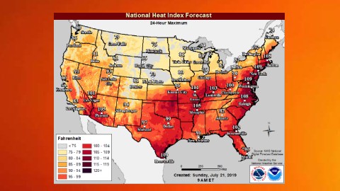 Sigue la alerta en gran parte de EEUU por las altas temperaturas