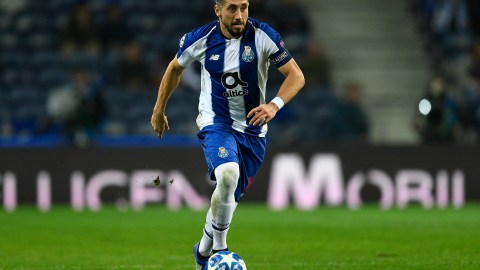 Hector Herrera uno de sus últimos partidos con el Porto.