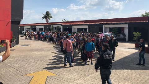 Inmigrantes centroamericanos.