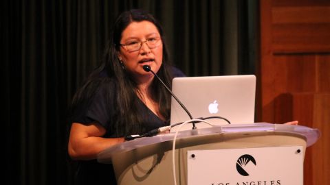 Yásnaya Aguilar, lingüista y escritora mixe. (Jorge Luis Macías)