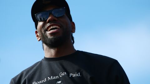 TORONTO, ON - JUNE 17: Kawhi Leonard, uno de los jugadores más cotizados de la NBA jugará en los LA Clippers la próxima temporada.