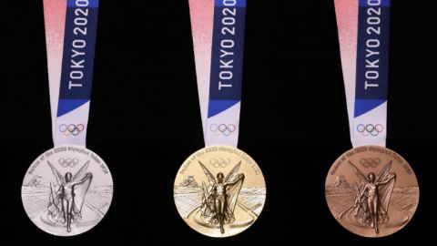 Estas son las medallas de los próximos Juegos Olímpicos de Tokyo 2020.