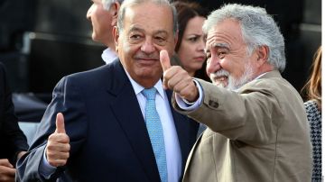 Carlos Slim y Alejandro Encinas,