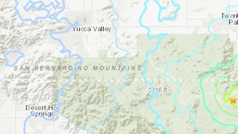 Temblor Riverside Co