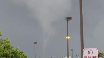 Vista del tornado en Nueva Jersey el sábado 6 de julio.