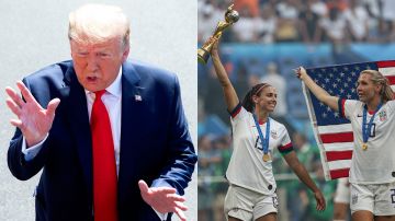 Trump sí felicitó a las jugadoras