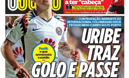 Las portadas de Portugal ya dan por hecho el fichaje del colombiano.