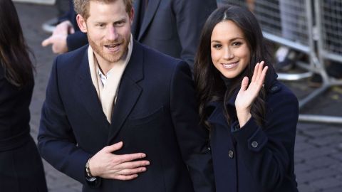 El príncipe Enrique y Meghan Markle.