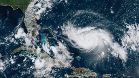 El huracán Dorian el 30 de agosto de 2019.