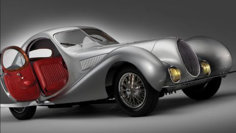 Es un Talbot-Lago T150-C SS de 1938 que ha permanecido desaparecido desde el 2001