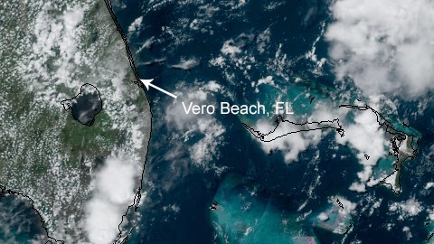 El huracán Dorian se dirige a Florida.