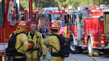 El Departamento de Bomberos de Los Ángeles respondió al incendio en Topanga Canyon en julio del 2019.