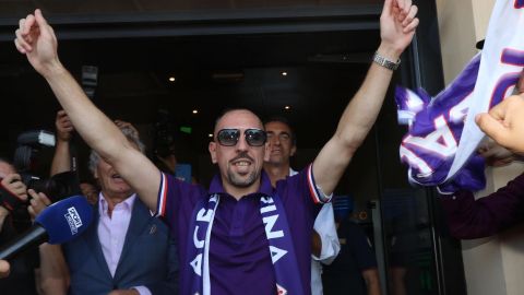 Franck Ribéry es nuevo refuerzo de la Fiorentina.