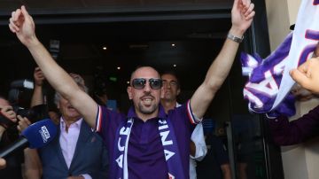 Franck Ribéry es nuevo refuerzo de la Fiorentina.