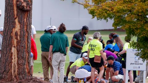 PGA Tour informó que el juego quedó suspendido tras la tormenta eléctrica