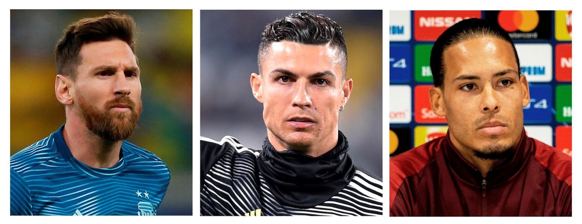 Lionel Messi, Cristiano Ronaldo y Virgil van Dijk, nominados al mejor jugador del fútbol europeo.