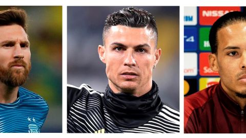 Lionel Messi, Cristiano Ronaldo y Virgil van Dijk, nominados al mejor jugador del fútbol europeo.