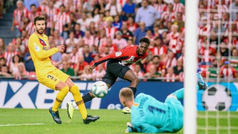 El Barcelona no pudo descifrar a la defensa del Athlétic de Bilbao y solo pudo rescatar un punto en su debut.