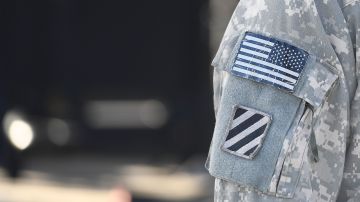 Insignia en el uniforme de los soldados estadounidenses.