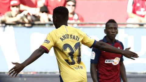 El joven Ansu Fati rompió un récord que le pertenecía a Lionel Messi.