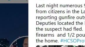 Policía encuentra una gran cantidad de armas en residencia.