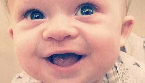 Gus tenía cinco meses.