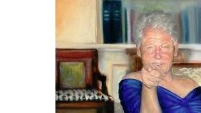El polémico cuadro de Bill Clinton