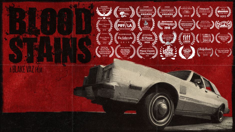 Poster del corto de terror 'Blood Stains